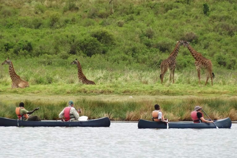 Canoeing in Arusha National Park